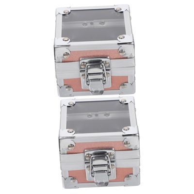Angoily 2pcs Practical Nail Grinding Storage Case for Organized Manicure Tools Lightweight and Portable Design Fixing for Easy Access and Neat Desktop Arrangement