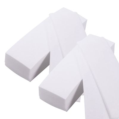 POPETPOP Thickened Non-woven Depilatory Wax Paper for Hair Removal Soft Flexible for Body and Facial Use Strong Adhesive Skin-friendly Material