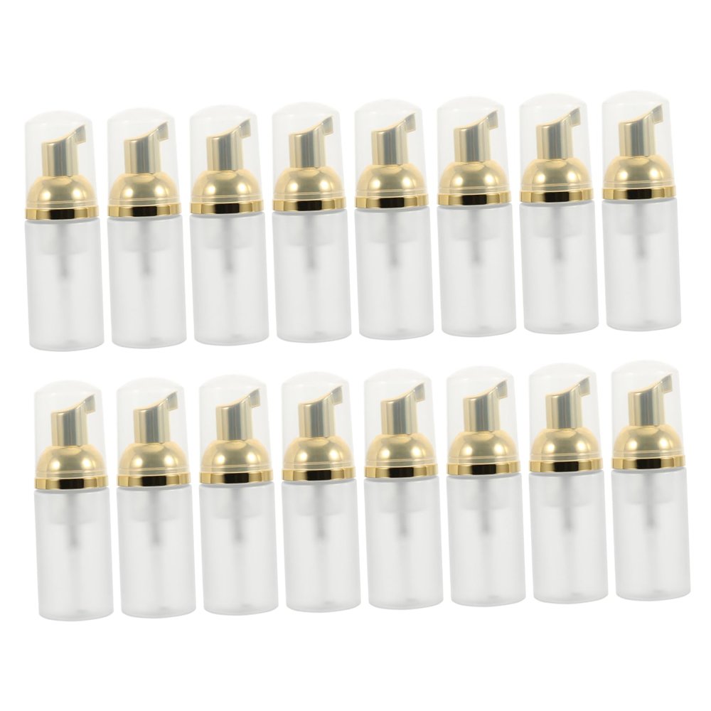 balacoo 16pcs Portable Pump Bottles Frosted Dispensers for Shampoo Face Wash and Travel Use Easy to Carry and Store for Daily Life and Trips