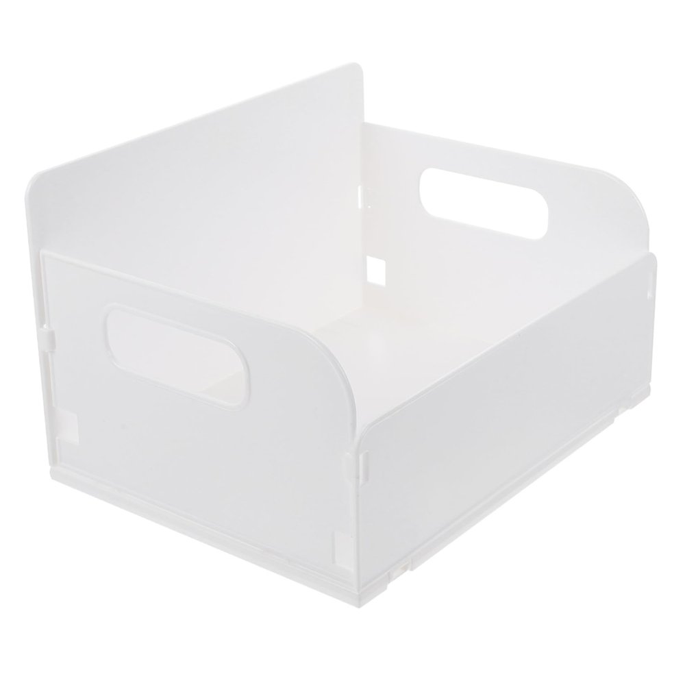 Angoily Box Skincare Case Desktop Tabletop Transparent Supplies Book Sundries Storage Home Organizer Clear