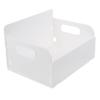 Angoily Box Skincare Case Desktop Tabletop Transparent Supplies Book Sundries Storage Home Organizer Clear view 1