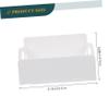 Angoily Box Skincare Case Desktop Tabletop Transparent Supplies Book Sundries Storage Home Organizer Clear view 3