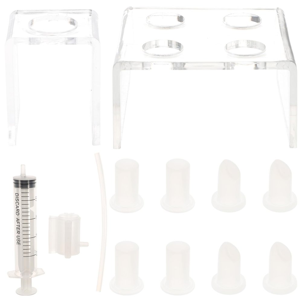 Balacoo 1 Set Diy Lipstick Mold Plastic Cosmetic Tool Set Girl