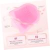 balacoo Cleansing Brush Silicone Scrubber for Deep Cleaning Gentle Exfoliating Face Wash Tool Soft and Comfortable Design for Skincare and Massage for Daily Facial Cleansing view 4