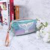 balacoo Sky- Pu Cosmetic Bag Mermaid Pattern Large Capacity Makeup Organizer for Toiletries for Travel Camping and Daily Use Compact and Lightweight Storage Pouch view 2