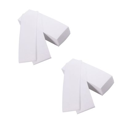 POPETPOP 2packs Non-woven Depilatory Paper for Hair Removal Soft Flexible and Strong Adhesive Wax Strips for Body Facial Use for Salon and Home Waxing