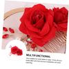Balacoo Flower Hair Comb Flower Hair Accessories Floral Garlands for Decor Rhinestone Barrettes Clip Decorative Combs Rhinestone Bridal Headdress Rose Comb view 2