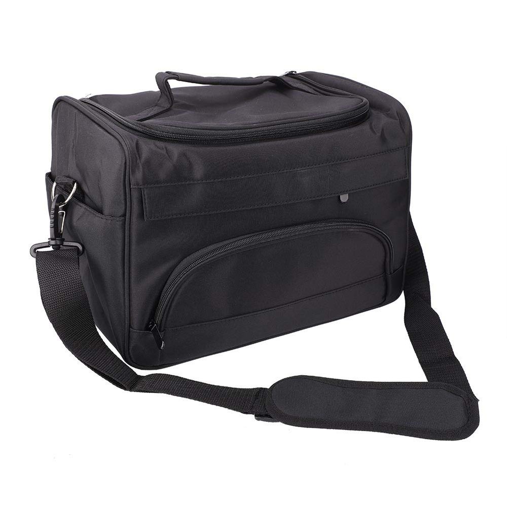 Barber Carrying Bag, Large Capacity Profional dCircle Equipment Salon Tool Menger Bag Travel Storage Case, 13.8 x 7.9 x 9.4inch