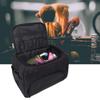 Barber Carrying Bag, Large Capacity Profional dCircle Equipment Salon Tool Menger Bag Travel Storage Case, 13.8 x 7.9 x 9.4inch view 2