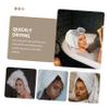 DOITOOL Hats Dry Hair Cap Absorbent Hair Towel for Women Hair Drying Hat Fast Hat view 3
