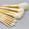 10 Pcs/Set Makeup Brushes Yellow Marble Makeup Brush Fashion Powder Foundation Blush Eye Shadow Lip view 3