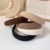 INEARZ Sponge Headband Female Solid Color Headband Khaki Thickened Girl Hairpin view 3