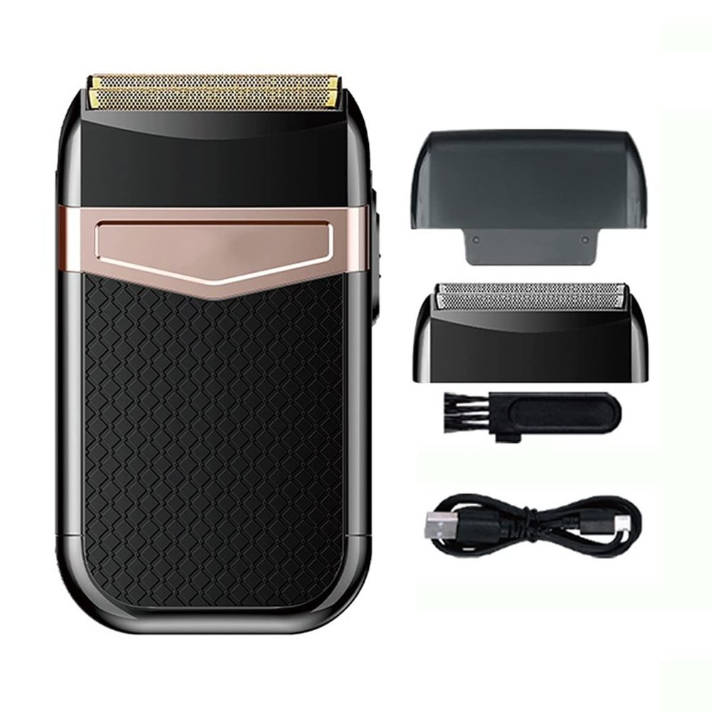 EKHOU Men's Shaver, Rechargeable Shaving Machine Electric Razor for Men Electric Shaver Beard Razor Wet-Dry Dual Use Waterproof Fast Charging