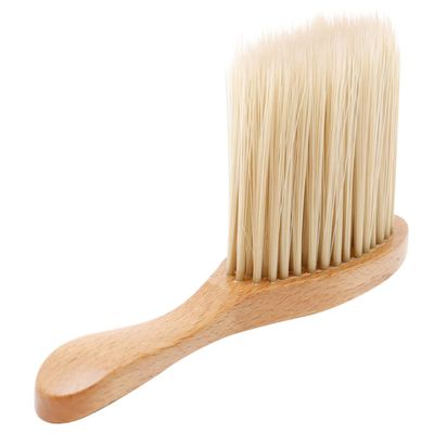 Hair Clippings Brush Duster for Salon Cleanup with Ergonomic Handle