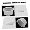 FRCOLOR Silicone Wax Melting Bowl Heat-resistant Wax Warmer Tool for Hair Removal and Waxing Supplies Durable Nonstick Design for Easy Cleaning and Demoulding for Home and Salon Use view 4