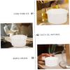 FRCOLOR 5pcs Silicone Wax Melting Bowl for Candle Diy Practical Wax Heater Accessory for Hair Removal Compact and Inner Pot for Home and Salon Use view 4