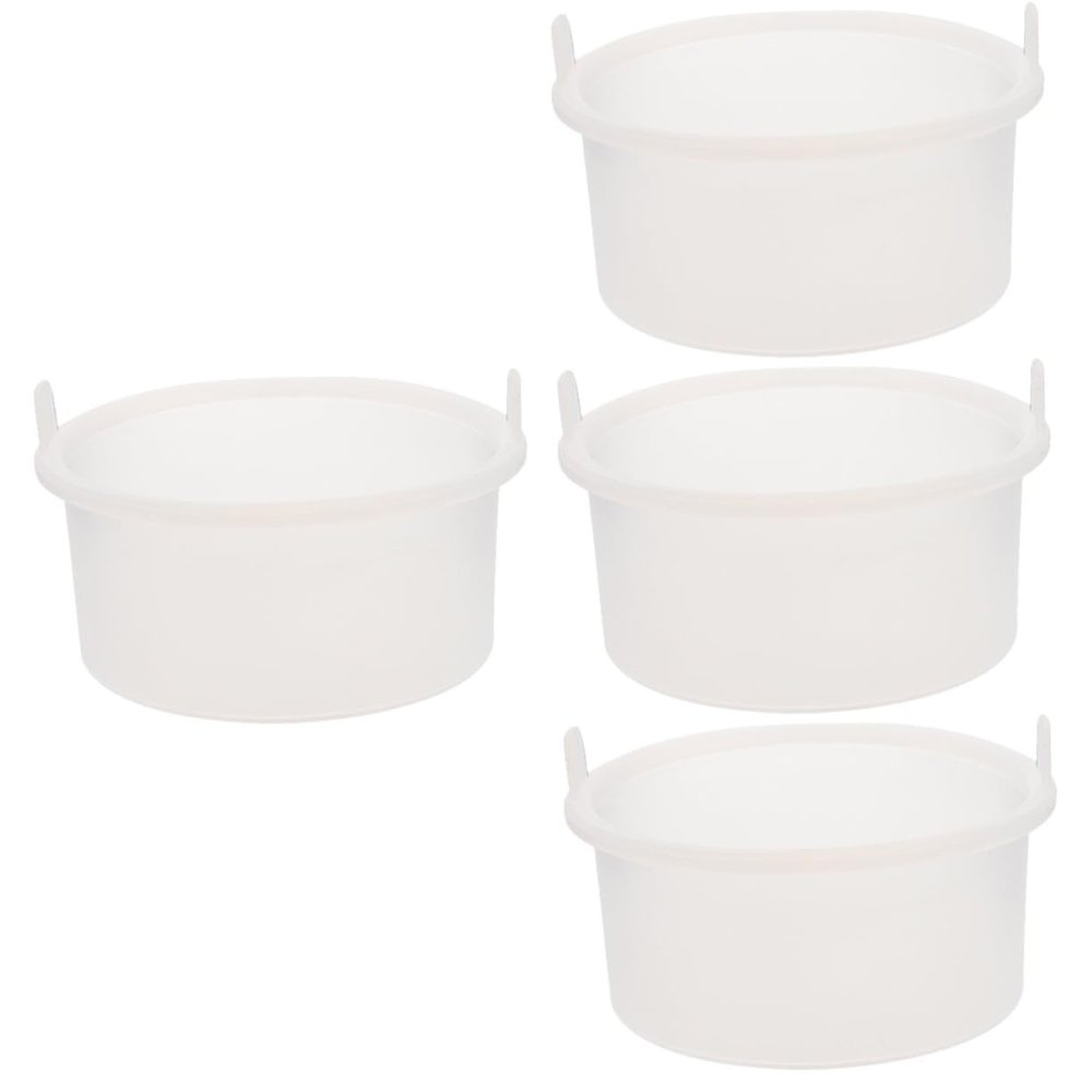 FRCOLOR 4pcs Silicone Wax Melting Bowl Silicone Wax Bean for Hair Removal and Candle Melting Essential Accessory for Waxing Machines Capacity Quality