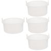 FRCOLOR 4pcs Silicone Wax Melting Bowl Silicone Wax Bean for Hair Removal and Candle Melting Essential Accessory for Waxing Machines Capacity Quality view 1