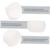 FRCOLOR 4pcs Silicone Wax Melting Bowl Silicone Wax Bean for Hair Removal and Candle Melting Essential Accessory for Waxing Machines Capacity Quality view 2