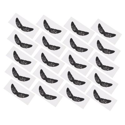 FRCOLOR 20pcs Beard Modeling Stickers Nose Hair Removers Wax Stickers for Material