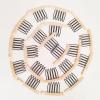 20 pcs Steel Wig Clips with Cloth for Making Hairpiece Caps - Herina 6-Teeth Wig Accessories Tools (Blonde) view 2