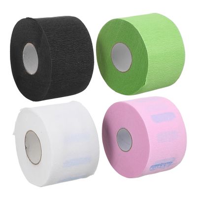 FRCOLOR 4rolls Hairdressing Neck Strips Lightweight Flexible Neck Protection Paper for Barbers for Salon Haircuts Coloring Treatments Per