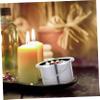 FRCOLOR Aluminum Hair Removal Wax Warmer Bowl Compact Wax Melting Tool for Home and Salon Use Durable and Easy to Clean Inner Pot Accessory Diameter Silver view 2