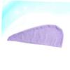 Didiseaon Hair Towel Wrap Quick Dry for Long Hair Ultra Soft Plush Purple 60x25cm view 3