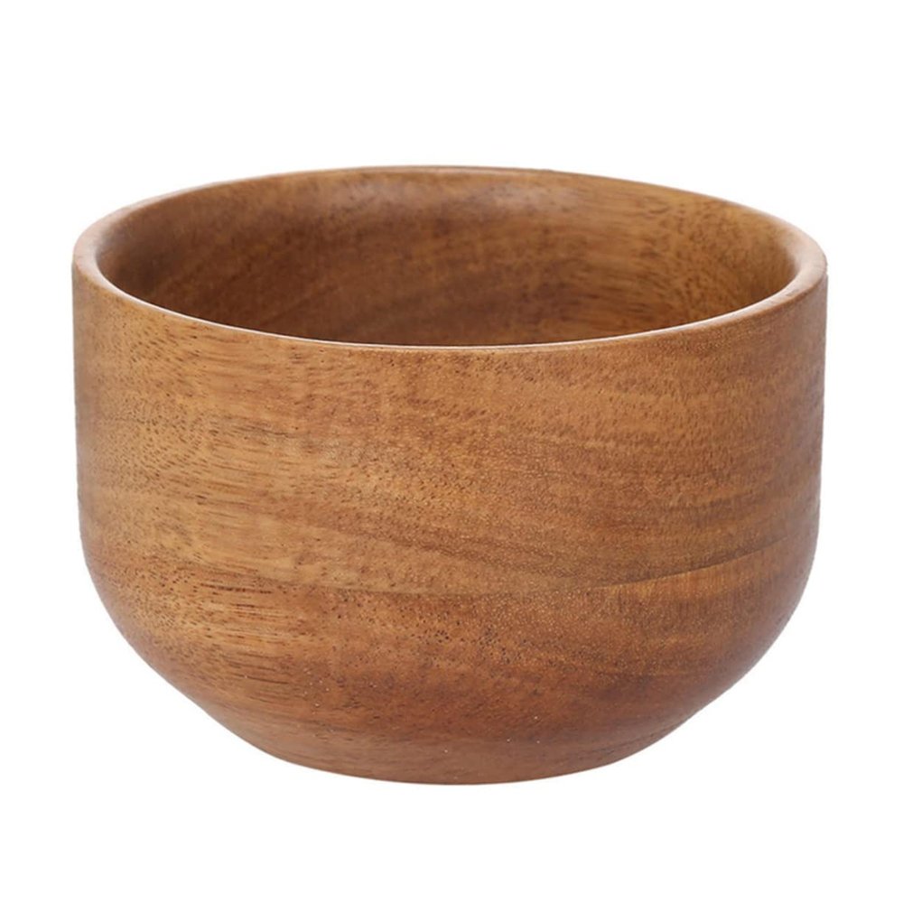 DOITOOL Men Shaving Bowl Wooden Shaving Soap Bowl Shave Soap Dish Stylish and Practical