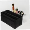 1pc Felt Storage Bag Toiletry Bags for Traveling Felt Toiletry Bag Stationery Case Cosmetic Miss, Black, 26x14cm view 2