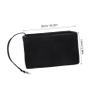 1pc Felt Storage Bag Toiletry Bags for Traveling Felt Toiletry Bag Stationery Case Cosmetic Miss, Black, 26x14cm view 4