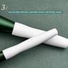 12 Green Glaze Makeup Brushes Set, Super Soft Snow Fox Hair Full Brushes view 4