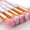 10 Makeup Brush Set Tool Foundation Eyeshadow Lip Liner Blush Marble Face Makeup Brush view 3