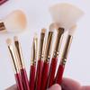 10Pcs Makeup Brush Set Red Superfine Fibre Makeup Brush Beauty Tool Kit view 4