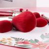 10 Piece Christmas Makeup Brush Set Bright Red Beauty Tool Shadow Makeup Brush view 3