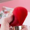 10 Piece Christmas Makeup Brush Set Bright Red Beauty Tool Shadow Makeup Brush view 4