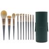 10Pcs Makeup Brushes Set Eyeshadow Foundation Make Up Brushes Cosmetics Set with Storage Tube view 1