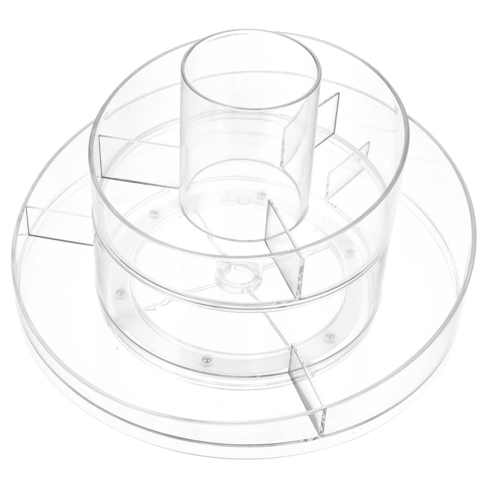 Angoily 360 Degree Rotating Makeup Skincare Organizer for Vanity Countertop Cosmetic Rack Storage Desktop Makeup Holder