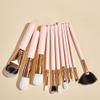 11Pcs Nylon Makeup Brushes Foundation Powder Blush Eyeshadow Eyebrow Blending Brush Set view 2