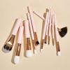 11Pcs Nylon Makeup Brushes Foundation Powder Blush Eyeshadow Eyebrow Blending Brush Set view 4