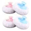 4Pcs Velour Makeup Puffs Cosmetic Puff for Face Soft Baby Puffs Talcum Puff Holder Kit and Washable Beauty Sponge Set view 1