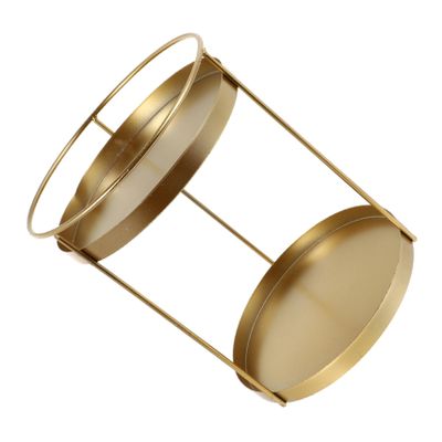 balacoo Practical Storage Tray Jewelry Storage Tray Round Simple Double Design Home Decor Bathroom