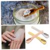PartyKindom 3pcs Mini Makeup Spatulas for Face Cream Wrinkle Cream Applicator Small Spoons for Skincare Lotion Scoop Beauty Tools view 2