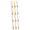 PartyKindom 12pcs Mini Makeup Spatula Cream Lotion Face Moisturizer Applicator Tool Tiny Skincare Spoon Metal Reusable for Women Girls view 1