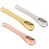 PartyKindom 12pcs Mini Makeup Spatula Cream Lotion Face Moisturizer Applicator Tool Tiny Skincare Spoon Metal Reusable for Women Girls view 2