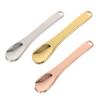 PartyKindom 12pcs Mini Makeup Spatula Cream Lotion Face Moisturizer Applicator Tool Tiny Skincare Spoon Metal Reusable for Women Girls view 4
