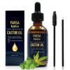 FARSA Native Castor Oil Organic & Vegan, 100 Pure Castor Oil for Hair Growth, Eyelashes, Skin Tightening, Nail Treatment, Natural Cold Pressed Unrefined Hexane-Free & Cruelty-Free Beauty Elixir view 1