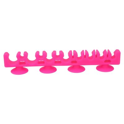 Tyenaza Makeup Brush Drying Rack, Silicone Cosmetic Brush Rack Makeup Brushes Holder Wall Mounted Makeup Brush Drying Rack