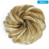 Bun Hair Piece Messy Bun Hair Piece Scrunchies for Women Elastic Band Synthetic Wavy Curly Chignon Ponytail Hair Extensions Thick Updo Hairpiece for Daily Wear Bun Extension (Color : 28h613) view 2