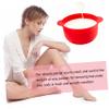 FRCOLOR 2pcs Silicone Wax Bowl Folding Non-stick Wax Melting Container for Home Waxing for Hard Beans Space-saving Design Precise Measurement Scale Random Color view 4